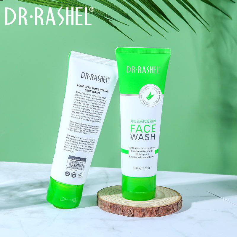 DR.RASHEL Aloe Vera Anti acne Deep Cleaning Pore Refine Face Wash 100g