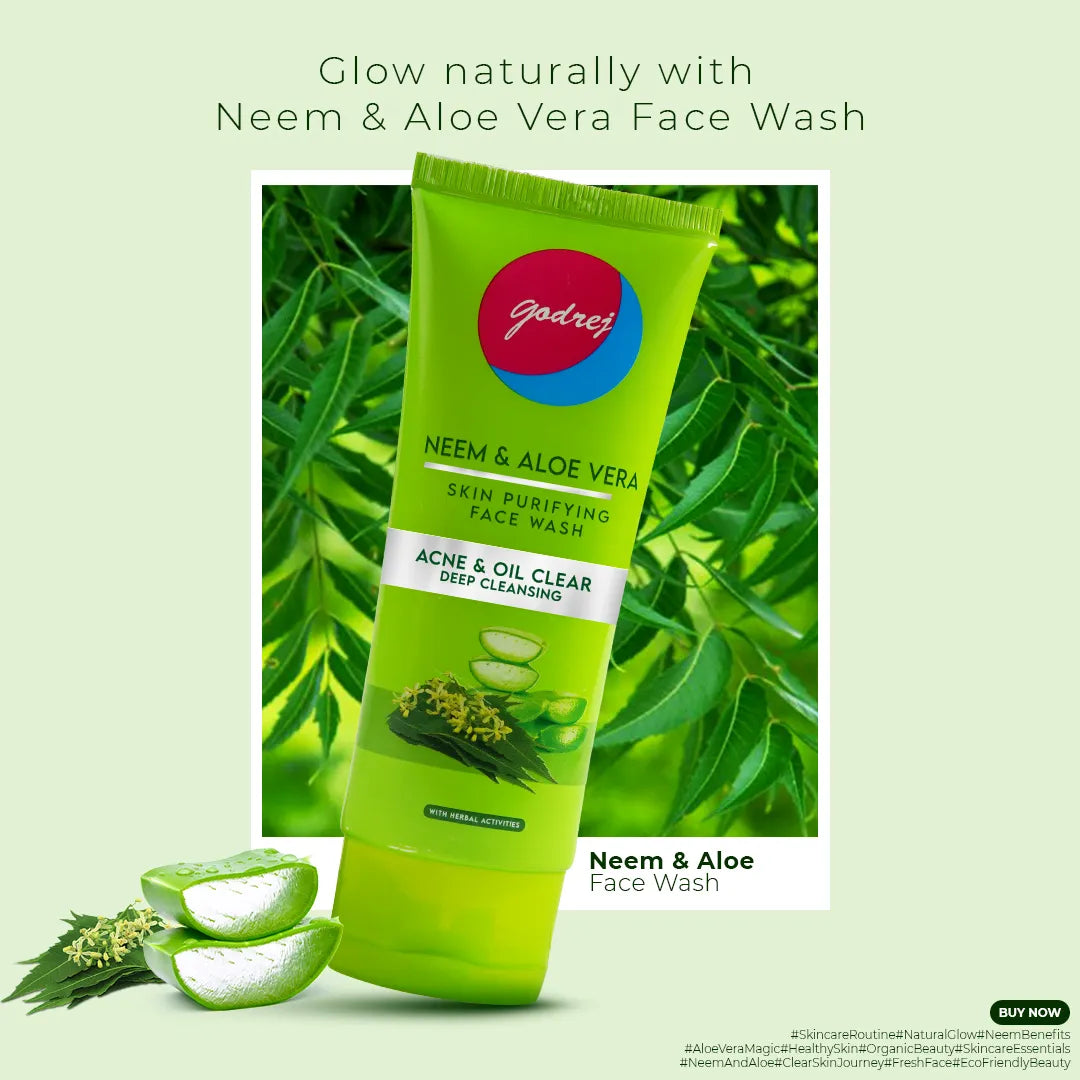 Godrej Neem Aloe Vera Skin Purifying Face Wash