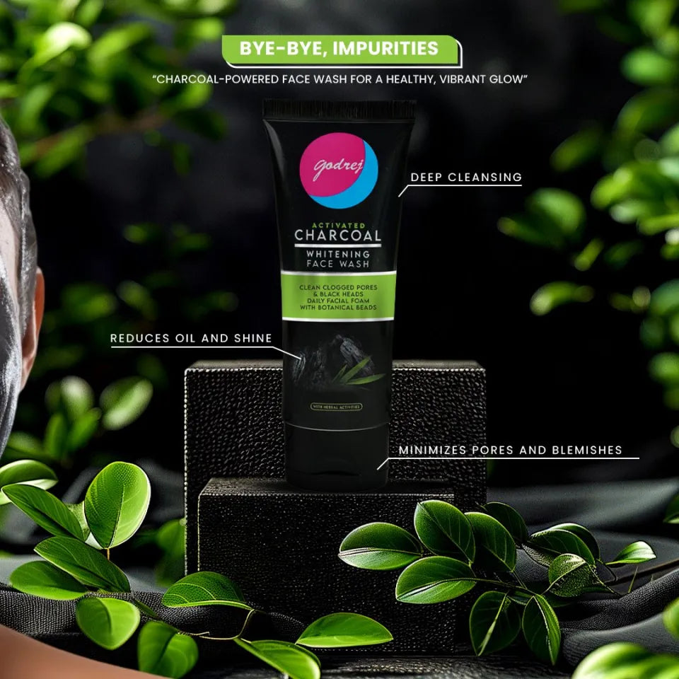 Godrej Activated Charcoal Whitening Face Wash