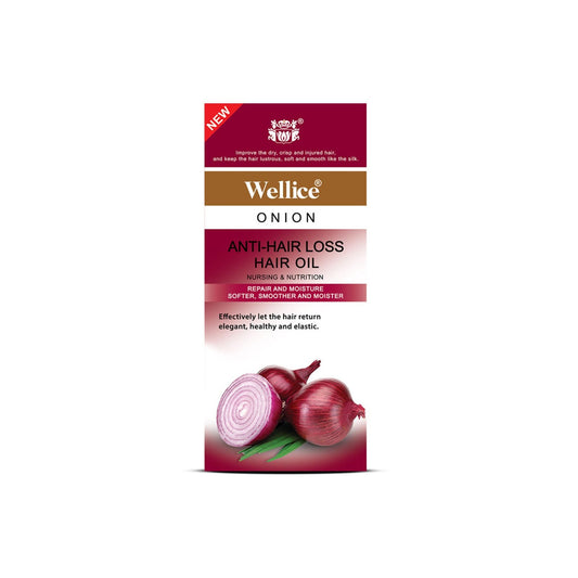 Wellice Onion Oil – Anti-Hair Loss Solution for Strong and Healthy Hair