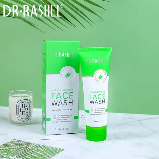 DR.RASHEL Aloe Vera Anti acne Deep Cleaning Pore Refine Face Wash 100g