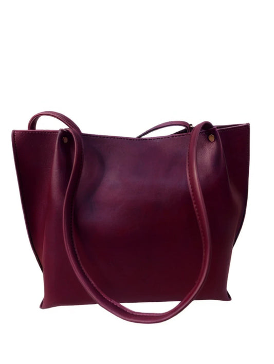 Zora | Tote | Mahroon