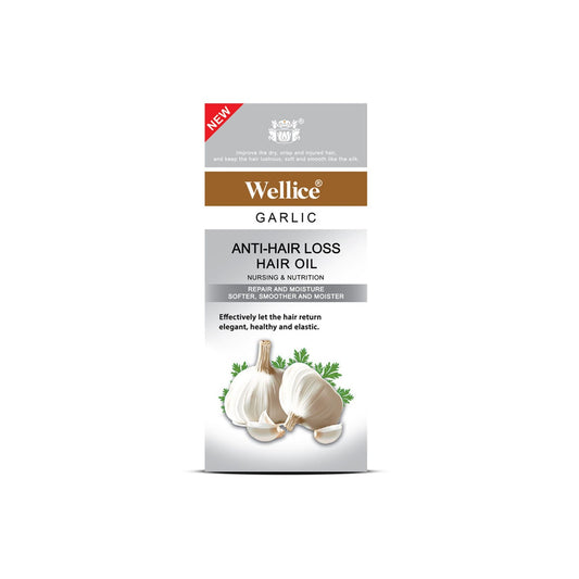Wellice Garlic Oil – Anti-Hair Loss Solution for Strong and Healthy Hair