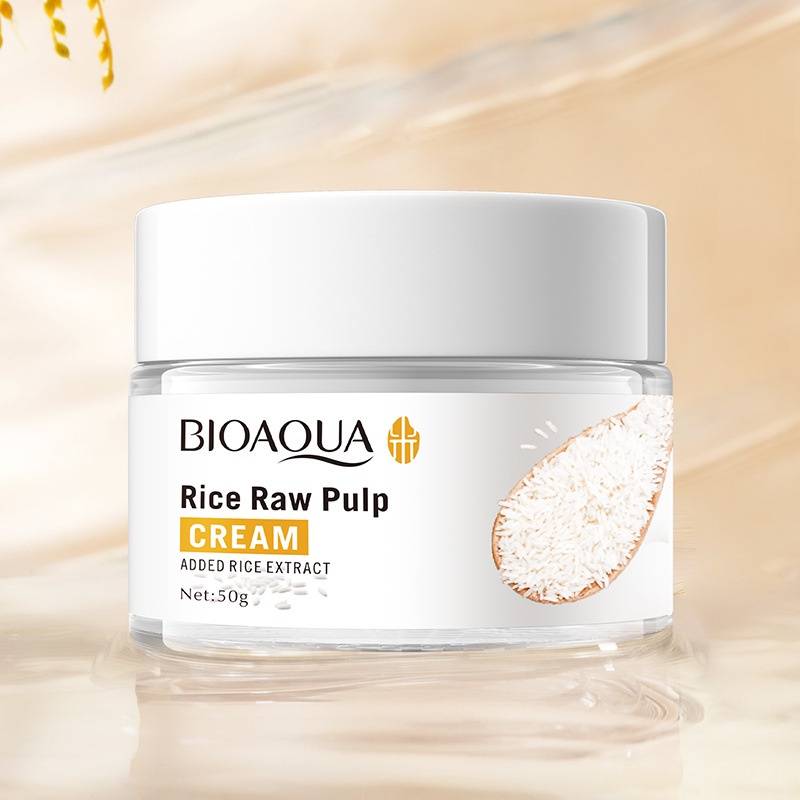 BIOAQUA Rice Raw Pulp Facial Cream - Moisturizing Face Cream