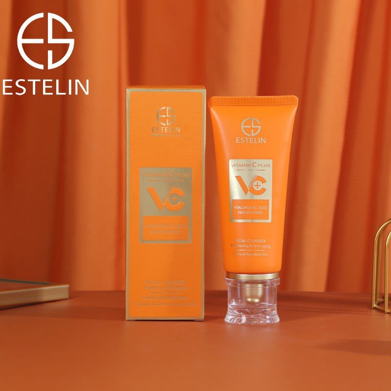 ESTELIN Vitamin C Plus Hyaluronic Acid Niacinamide Facial Cleanser