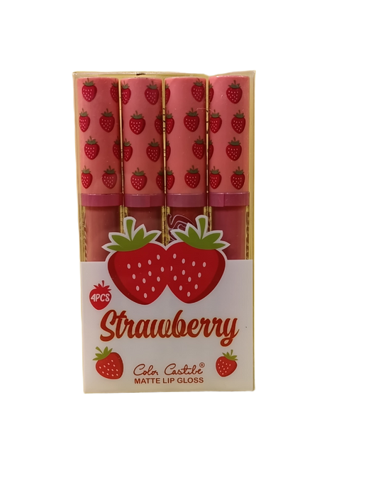 Color Castle Strawberry Matte Lip Gloss
