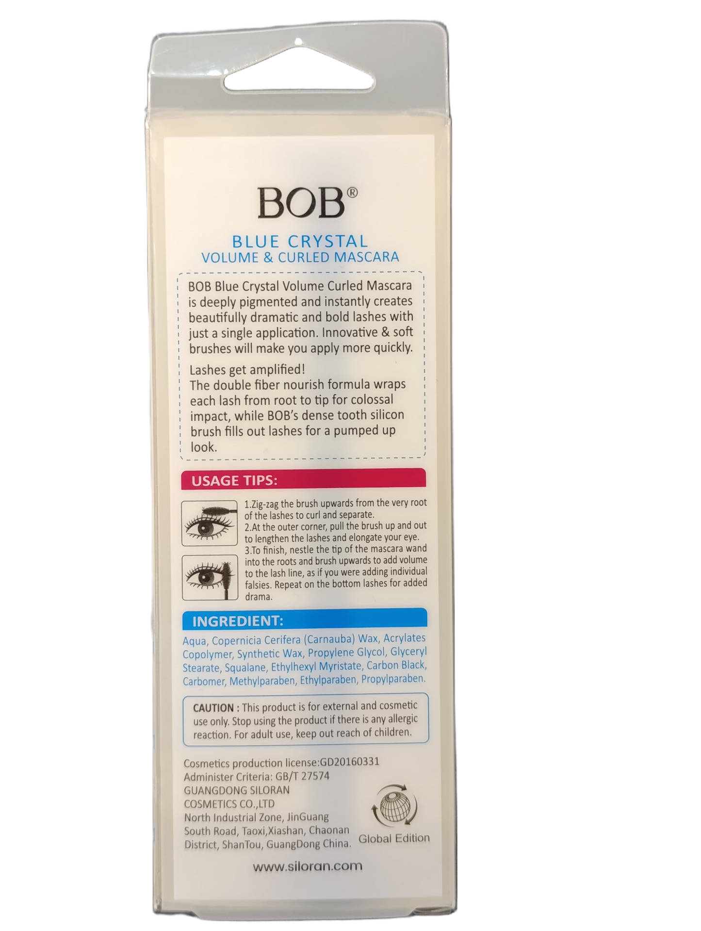 BOB Blue Crystal Royal Jewels Mascara
