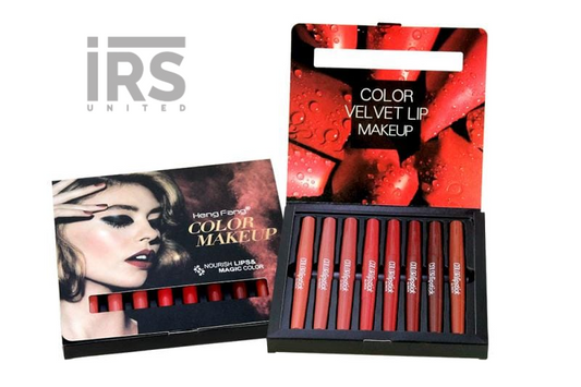 Heng Feng 2 In 1 Lipstick Set Of 8